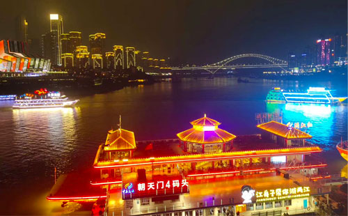朝天門兩江夜游